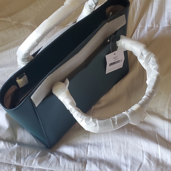 Kate Spade Brand New Purse Bag Teal Green Pink - Picture 3 of 14